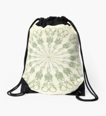 Scissor Circle Drawstring Bag