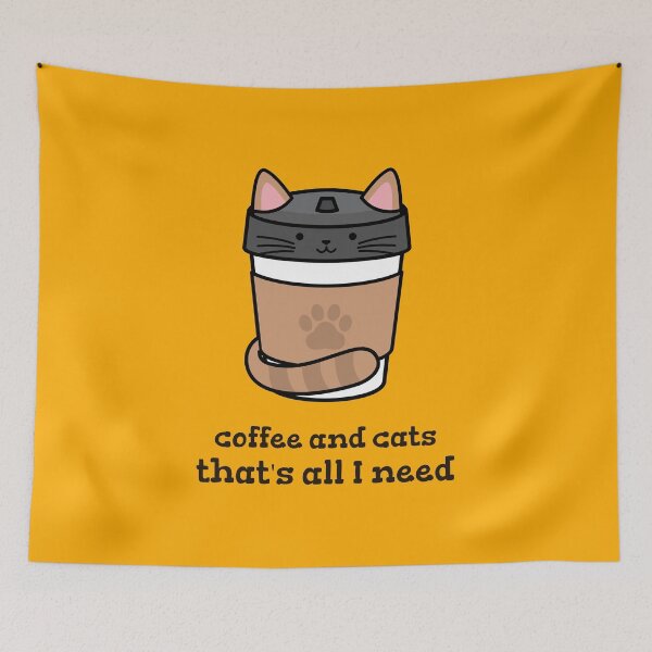 Item preview, Coffee and Cats Thats All I Need designed and sold by loganferret.