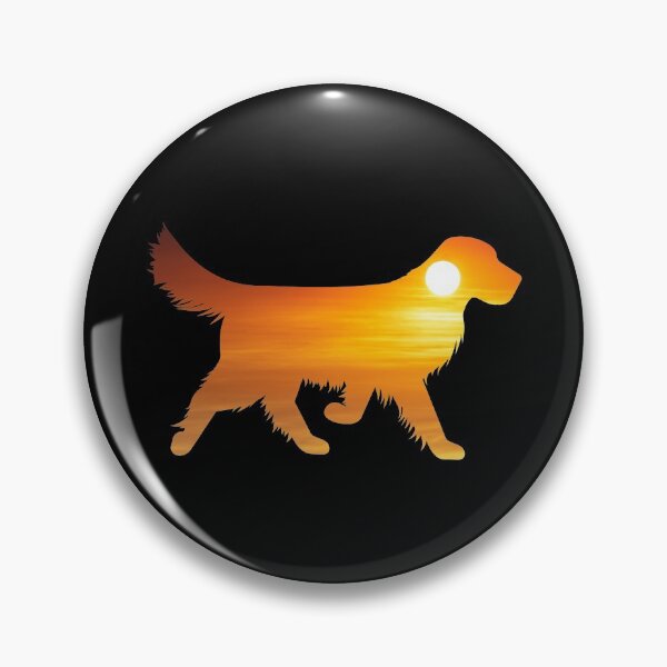 Item preview, Golden Retriever Dog Silhouette Sunrise designed and sold by alaechamlal.
