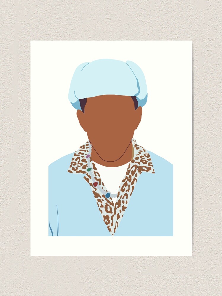 TYLER THE CREATOR PAINTING (acrylic on authentic c