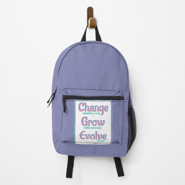 Item preview, Change Grow Evolve : Inspirational Quote - pink mauve gradient with teal ~ Vicki Hadfield designed and sold by Printable Pressies.