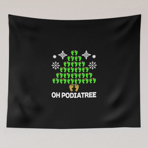 Item preview, Funny Podiatry Christmas Tree Foot Podiatrist Gift Idea Sweatshirt designed and sold by hinettiker.