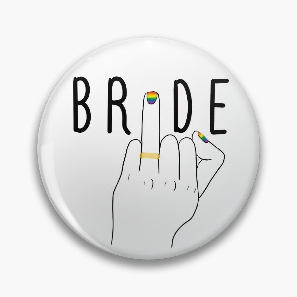 Item preview, Pride bride ring finger designed and sold by Thatgaybrand.