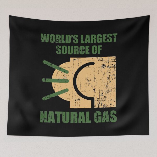 Item preview, World's Largest Source Of Natural Gas designed and sold by kickwear-com.