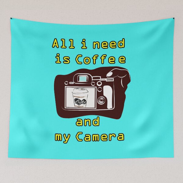 Item preview, all i need is coffee and my camera designed and sold by Ihor Ivanov.