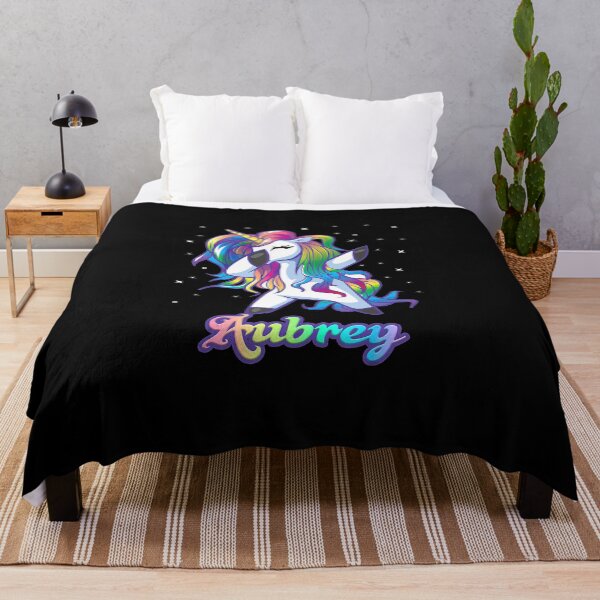 Item preview, AUBREY Name Personalized Custom Rainbow Unicorn Dabbing designed and sold by Maoerick274.