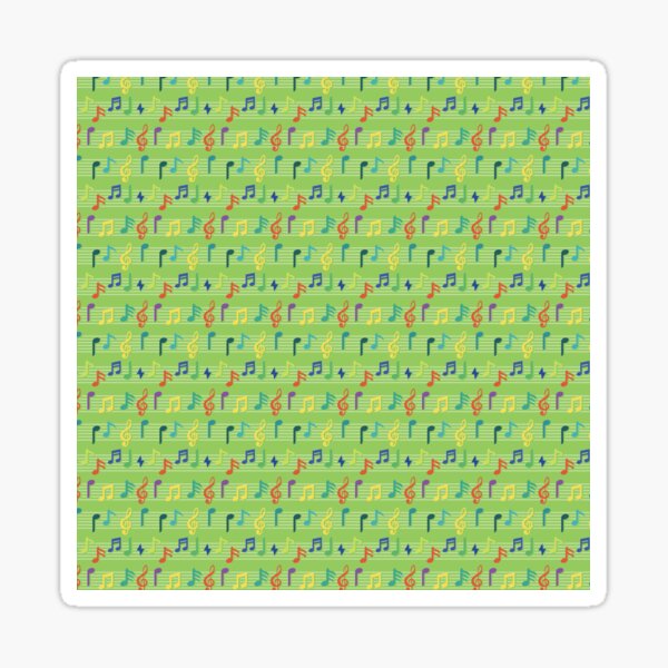 Item preview, Music Notes Pattern designed and sold by SSK Designs.