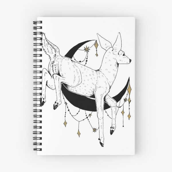 Item preview, Witchy deer moon illustration  designed and sold by Elliezart.