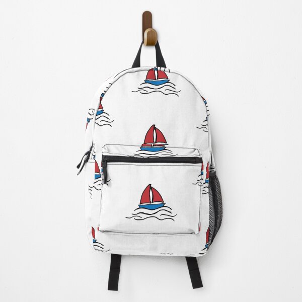 Item preview, Sailboat in waves (color) designed and sold by NautilusMare.