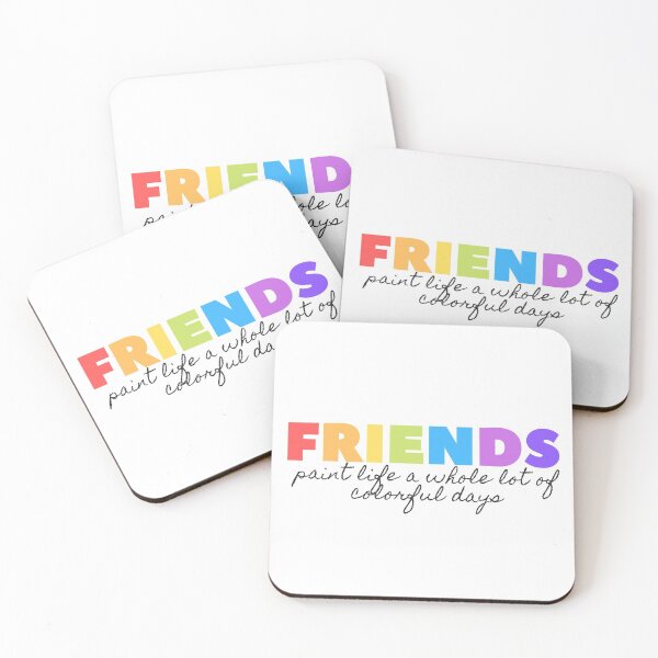 Item preview, friendship quotes - friends paint life a whole lot of colorful days designed and sold by Amalzaki.