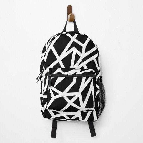 Item preview, white abstract shapes and lines pattern designed and sold by Khushi Graphics.