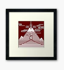 JOURNEY END MURAL Framed Print
