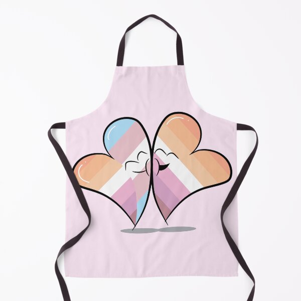 Item preview, Two Hearts in Love (Transgender Lesbian and Lesbian Pride Flags) designed and sold by FrolicDesigns.