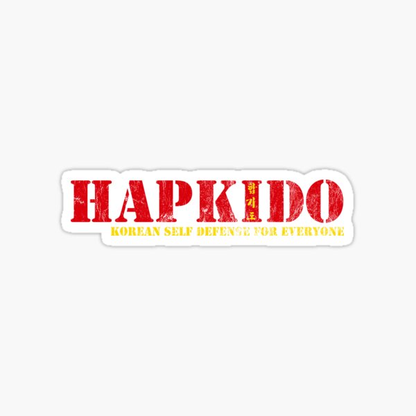 HAPKIDO - Korean Self Defense for Everyone Sticker