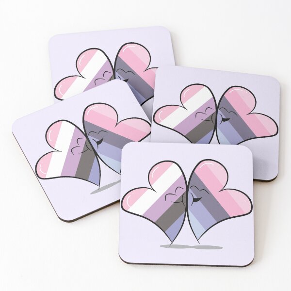 Item preview, Two Hearts in Love (Genderfluid and Omnisexual Pride Flags) designed and sold by FrolicDesigns.