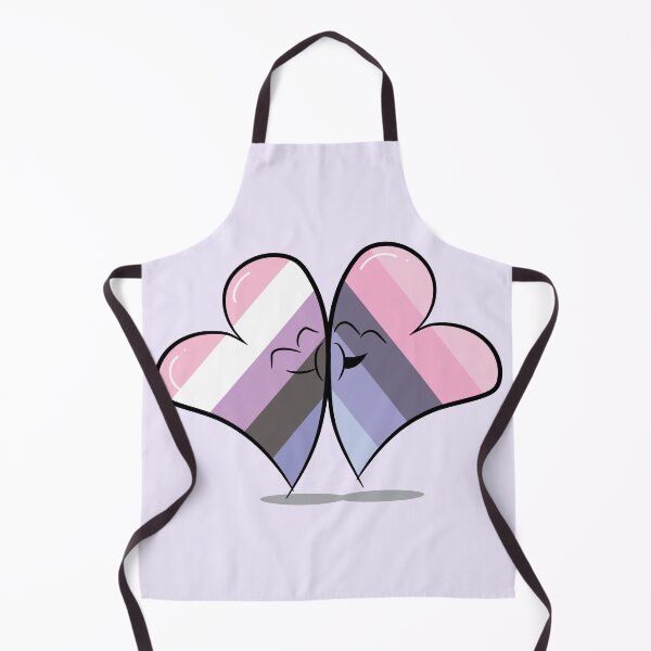 Item preview, Two Hearts in Love (Genderfluid and Omnisexual Pride Flags) designed and sold by FrolicDesigns.