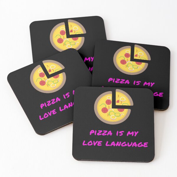 Item preview, Pizza is my love language designed and sold by JustBlackThings.
