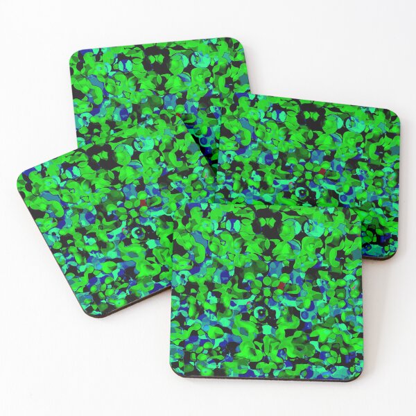 Item preview, Dystopian jungle garden - abstract pattern designed and sold by Xdelacra.