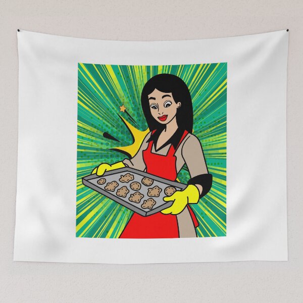 Item preview, Retro Baking Cake Hobby designed and sold by flofin.
