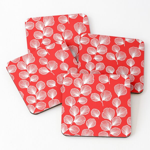 Item preview, ginkgo biloba bianco e rosso designed and sold by Monica-T-art.