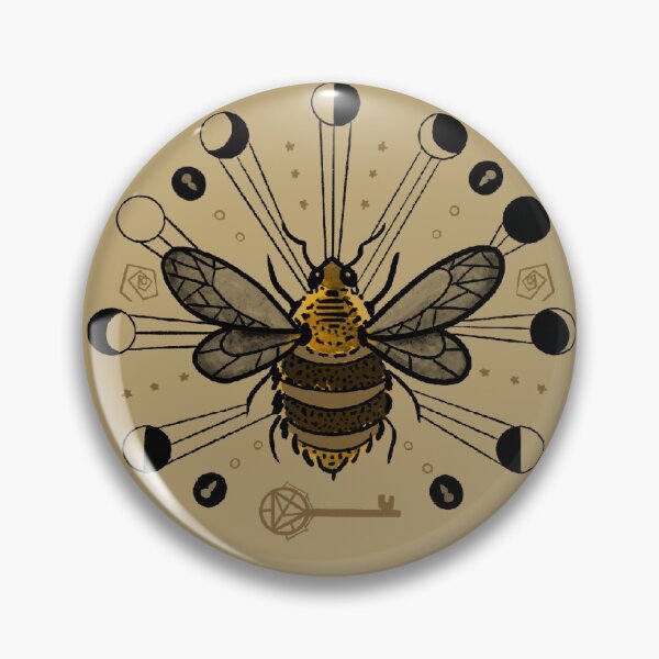 Item preview, Bee and Moon Phases  designed and sold by Sophie Elaina Designs.