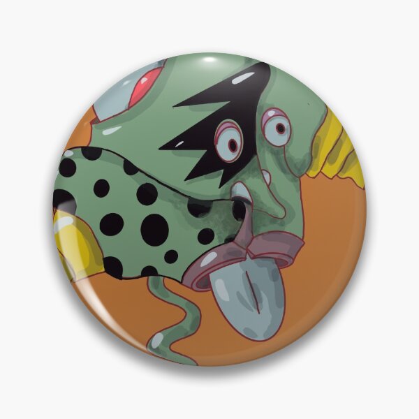 Item preview, funny caracter of an green alien suprised by human  designed and sold by mito11.