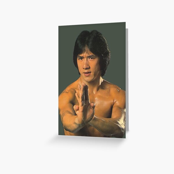 junge Jackie Chan Grußkarte