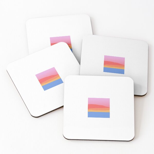 Item preview, simple sunset landscape designed and sold by nvrmnd-art.