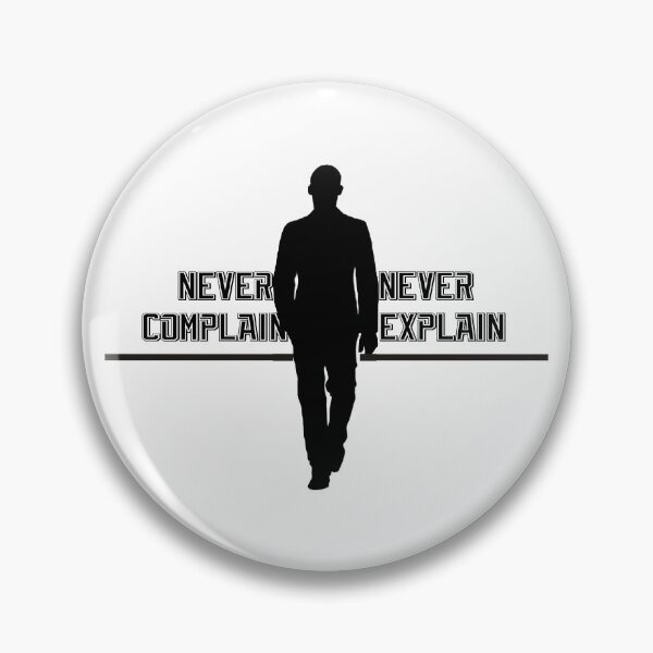 Item preview, Never complain male silhouette designed and sold by NexusArts.