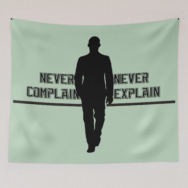 Item preview, Never complain male silhouette designed and sold by NexusArts.