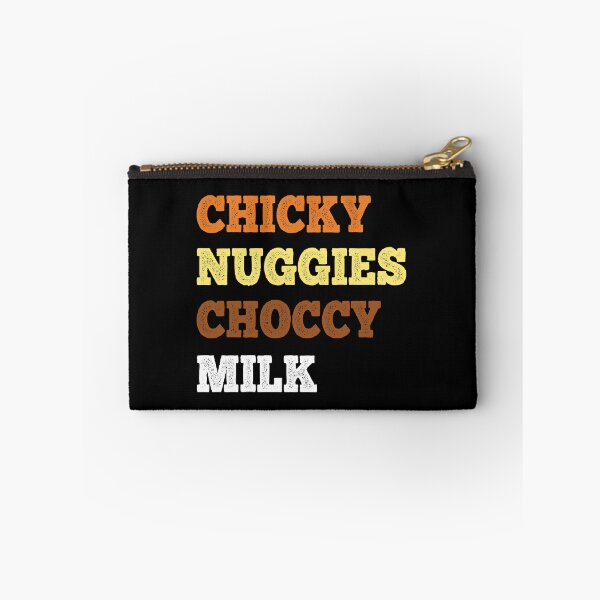 Item preview, Chicky Nuggies Choccy Milk Funny Chicken Nugget Lover Meme designed and sold by Crazy Trendy Designs.