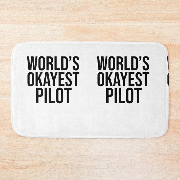 Item preview, World's Okayest Pilot designed and sold by TeesYouWant.