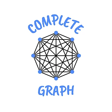 Artwork thumbnail, Graph Theory - Complete Graph by Mechashadow