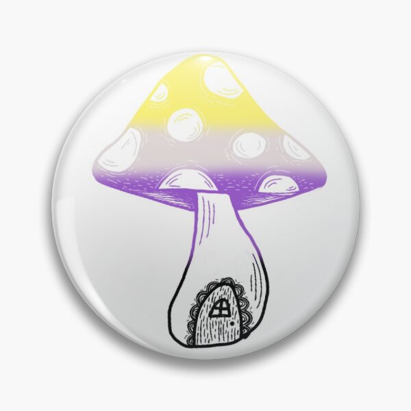 Item preview, Non-Binary Mushroom House designed and sold by buubleer.