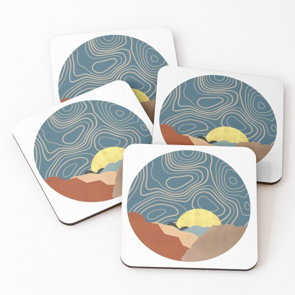 Item preview, Abstract circle landscape  designed and sold by Hannahhh-banana.