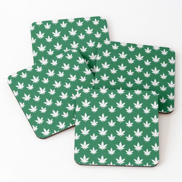 Item preview, Dark Green Weed Pattern designed and sold by miraclemaker.
