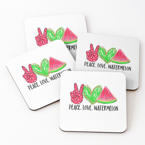 Item preview, Peace Love Watermelon designed and sold by WaveOcean123.