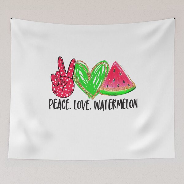 Item preview, Peace Love Watermelon designed and sold by WaveOcean123.