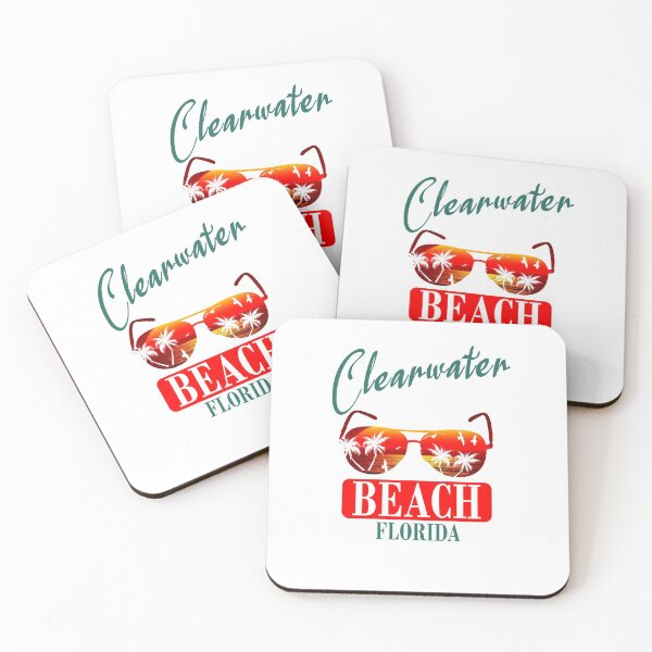 Item preview, Clearwater Beach Florida Beaches,Vintage Clearwater Beach  designed and sold by designArt95.
