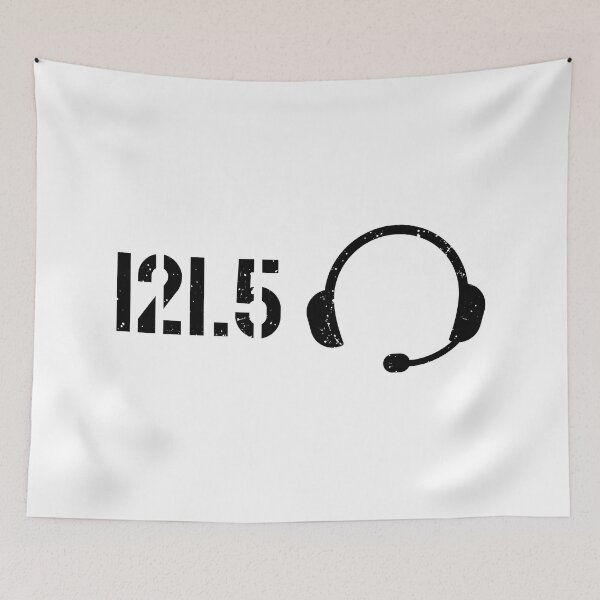 Item preview, 121.5 | guard frequency | funny aviation designed and sold by DeltaWhiskey-.