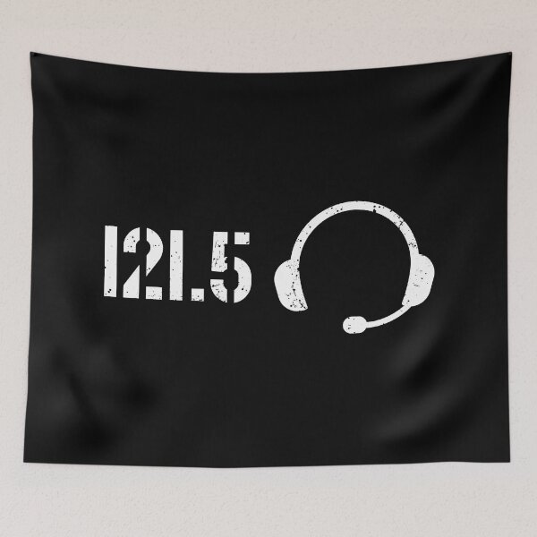Item preview, 121.5 | guard frequency | funny aviation designed and sold by DeltaWhiskey-.