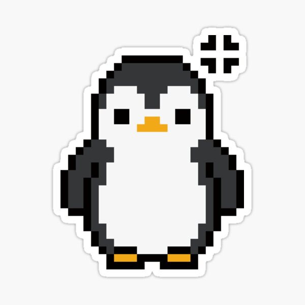 150+ Cute penguin pixel art Add some cuteness to your room decor
