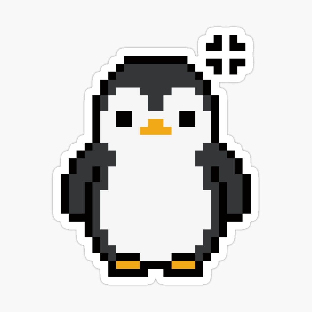 Pixel Planet - Angry Penguin\