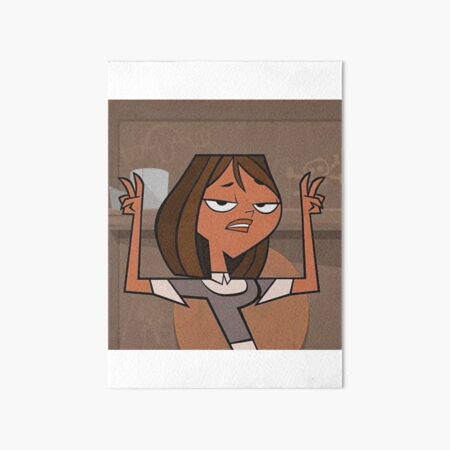 Courtney From Total Drama Art Board Print for Sale by The Dollz