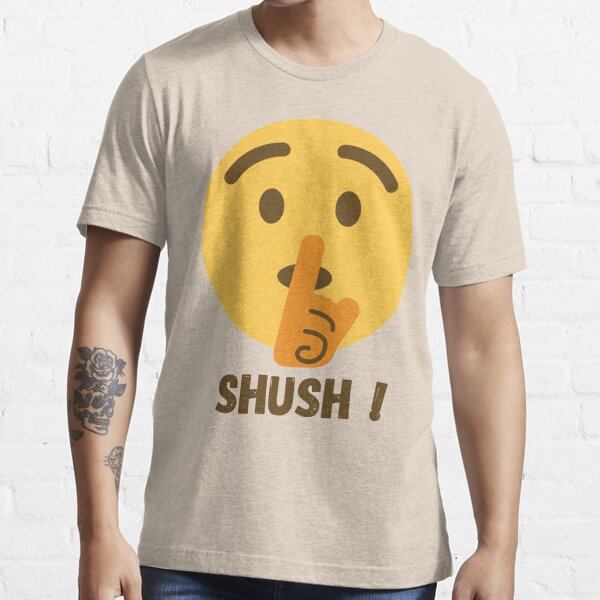 Shush Cursed Emoji Sticker for Sale by pepecharls