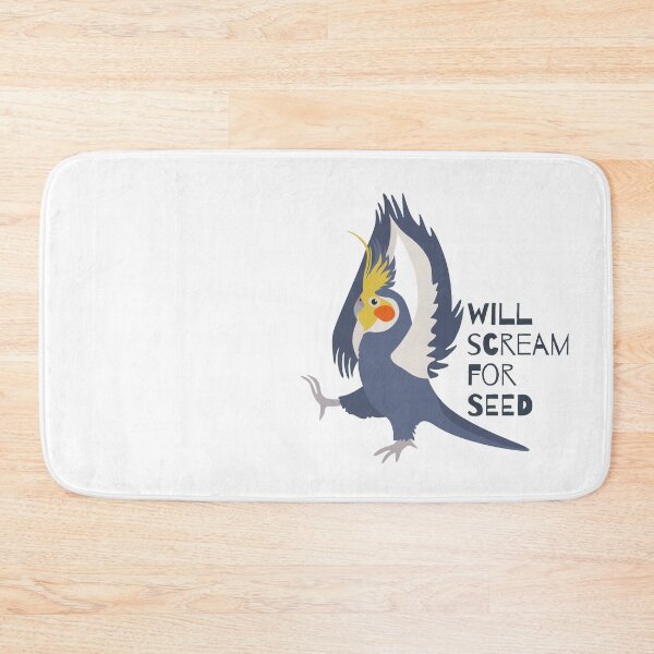 Item preview, Pet bird will scream for seed designed and sold by TheWaterBirds.