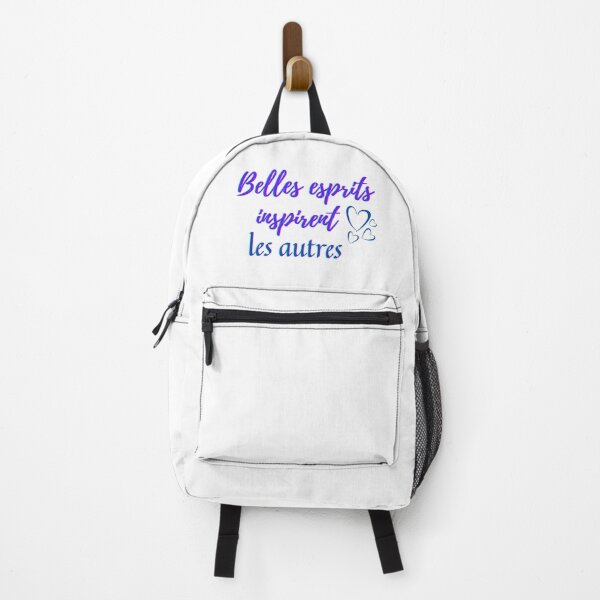 Item preview, Beautiful mind inspire others - popular french quotes theme gifts (purple) designed and sold by RebelliousRosee.