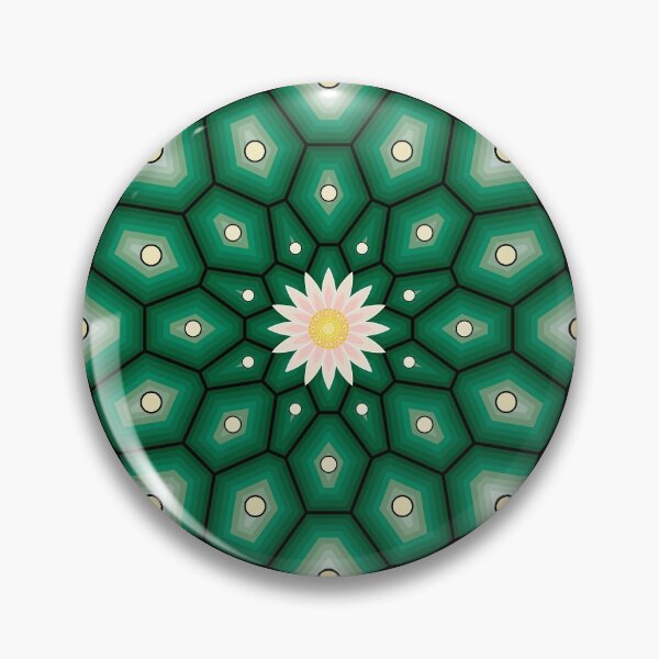 Item preview, Peyote Geometric Mandala - Green designed and sold by Cactee.