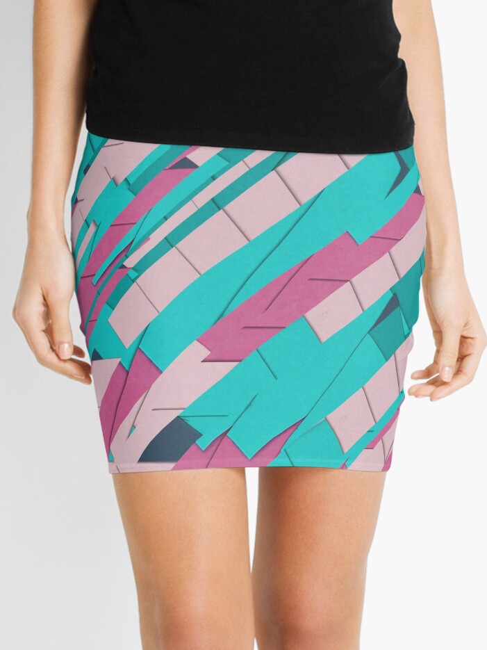Thumbnail 1 of 4, Mini Skirt, Texture Modern designed and sold by Claudiocmb.