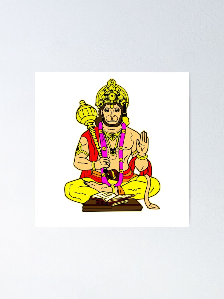 Hanuman Clipart Hd PNG, Jai Bajrangi Hanuman Sticker, 56% OFF